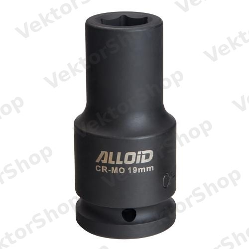 Торцевая головка ударная високая 3/4", 19 мм. Alloid